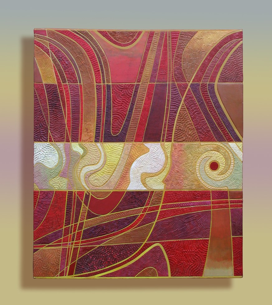 Boundary Layers and Turbulence #1 20"X24" Acrylic on Canvas