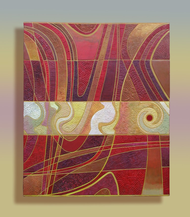 Boundary Layers and Turbulence #1 20"X24" Acrylic on Canvas