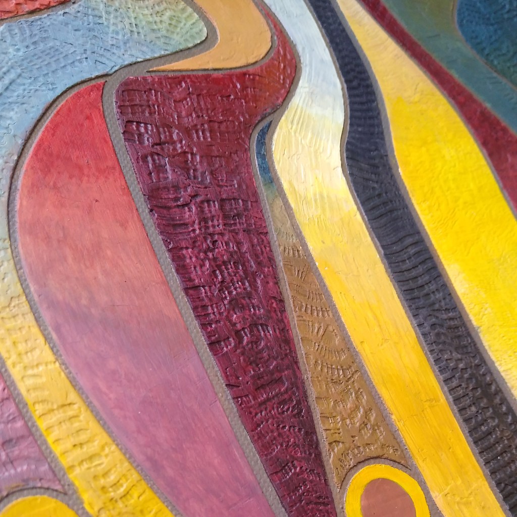 Isadore Michas  Vivid topography #2 detail view